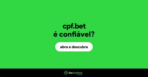 cpf.bet e confiavel